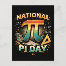 Pi vieren briefkaart