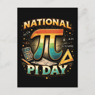Pi vieren briefkaart