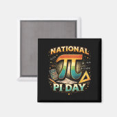 Pi vieren magneet (Voorkant / Achterkant)