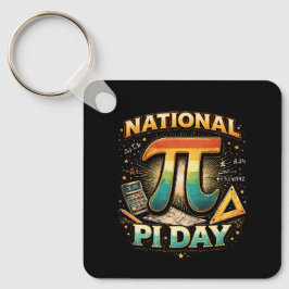 Pi vieren sleutelhanger