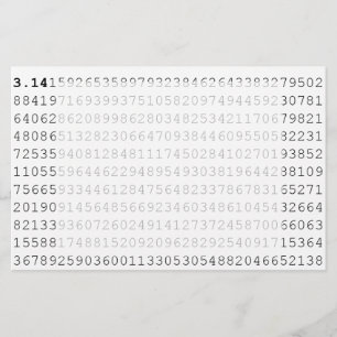 Pi-viering 3,14 Pi-dag Briefpapier