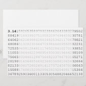 Pi-viering 3,14 Pi-dag Briefpapier (Voorkant / Achterkant)