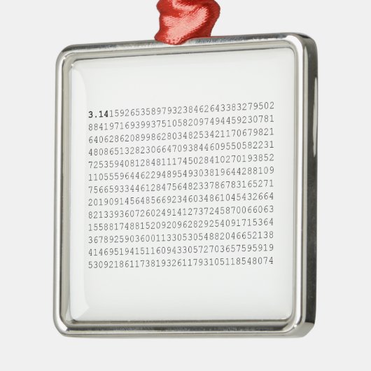 Pi-viering 3,14 Pi-dag Metalen Ornament (Links)