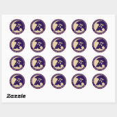 Pi Warrior Ronde Sticker (Vel)