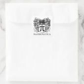 Pi Warrior Vierkante Sticker (Tas)