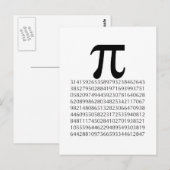 pi-wiskunde briefkaart (Voorkant / Achterkant)