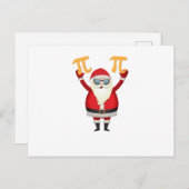 pi wiskunde kerst Grappige Geschenken Mannen Vrouw Feestdagenkaart (Voorkant / Achterkant)