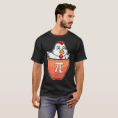 Pi Wiskunde Kippenpot T-shirt (Voorkant volledig)