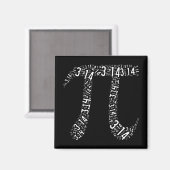 Pi Wiskunde Nerd Magneet (Voorkant / Achterkant)