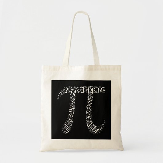 Pi Wiskunde Nerd Tote Bag (Voorkant)