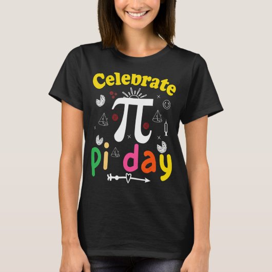 Pi Wiskunde Science STEM 3 14 Pi Dag 1 T-shirt (Voorkant)