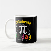 PI Wiskunde Science Stem Gift 3.14 pi Dag 1 Koffiemok (Links)