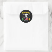 PI Wiskunde Science Stem Gift 3.14 pi Dag 1 Ronde Sticker (Tas)