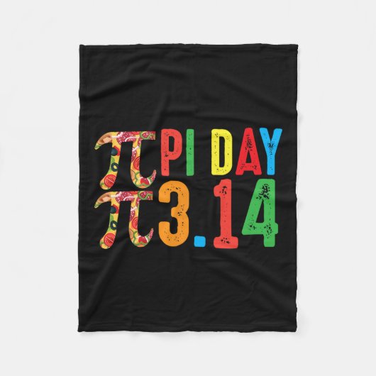 PI Wiskunde Science Stem Gift 3.14 Pi Dag 2 Fleece Deken (Voorkant)
