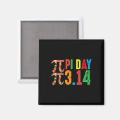 PI Wiskunde Science Stem Gift 3.14 Pi Dag 2 Magneet (Voorkant / Achterkant)