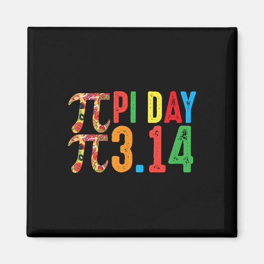 PI Wiskunde Science Stem Gift 3.14 Pi Dag 2 Magneet (Voorkant)