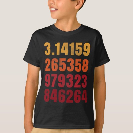 PI Wiskunde Science Stem Gift 3.14 Pi Dag 3 T-shirt (Voorkant)