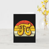 PI Wiskunde Science Stem Gift 3.14 Pi Dag  Retr Kaart (Gele Bloem)