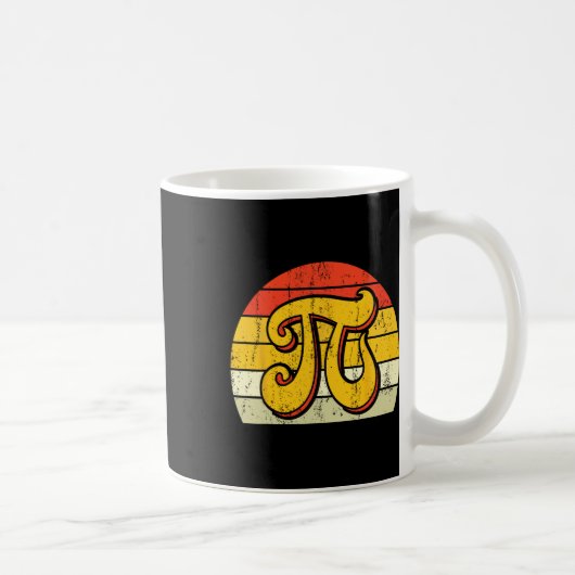 PI Wiskunde Science Stem Gift 3.14 Pi Dag Retr Koffiemok (Rechts)