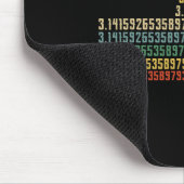 PI Wiskunde Science Stem Gift 3.14 Pi Dag  Retr Muismat (Hoek)