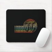 PI Wiskunde Science Stem Gift 3.14 Pi Dag  Retr Muismat (Met muis)