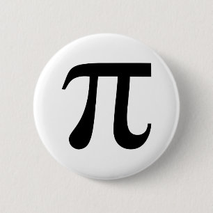 Pi Wiskunde Symbool Button