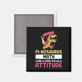 Pi Wiskunde Wiskunde Dinosaurus Dino Pi-dag  Magneet (Voorkant / Achterkant)