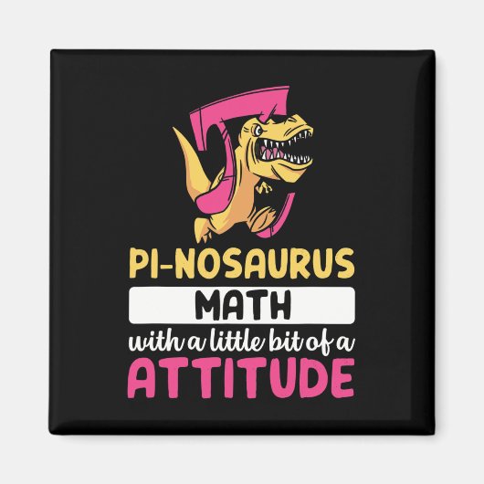 Pi Wiskunde Wiskunde Dinosaurus Dino Pi-dag  Magneet (Voorkant)