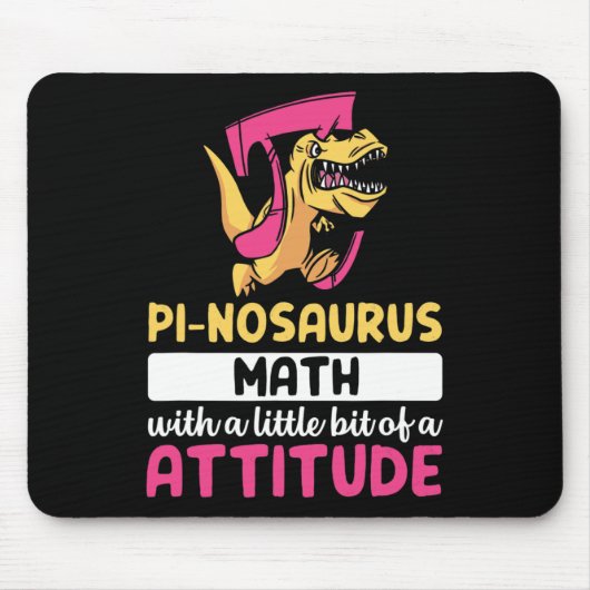 Pi Wiskunde Wiskunde Dinosaurus Dino Pi-dag  Muismat (Voorkant)