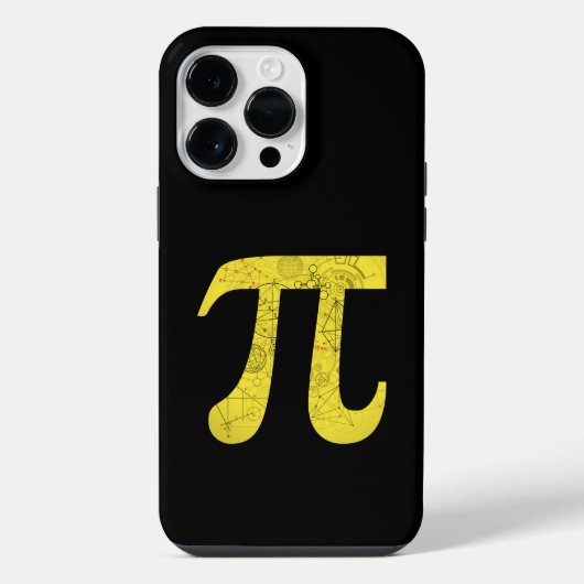 Pi - Wiskundige Symbolen iPhone Hoesje (Achterkant)