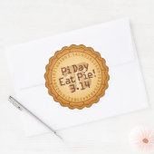 Pi with Pie Crust Sticker (Envelop)