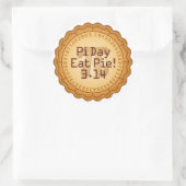 Pi with Pie Crust Sticker (Tas)