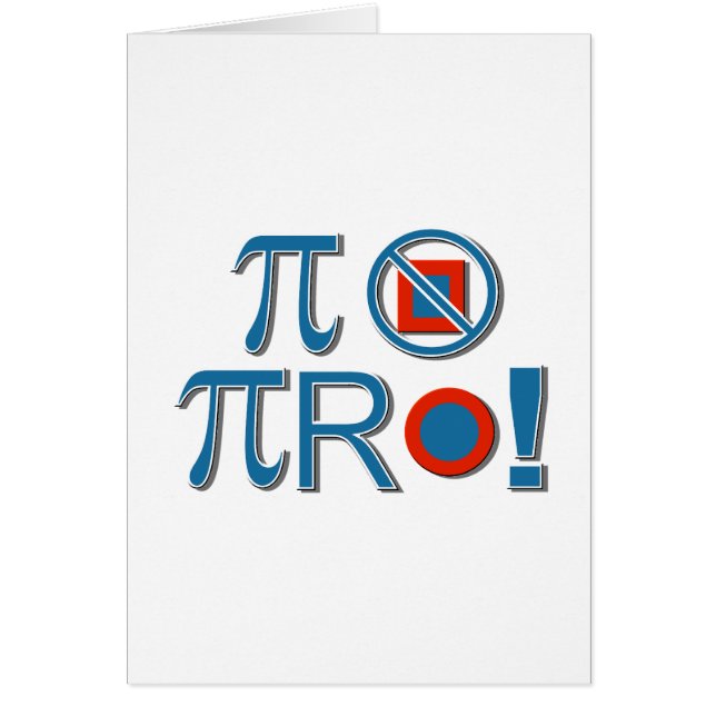 Pi zijn niet vierkant! (Voorkant)