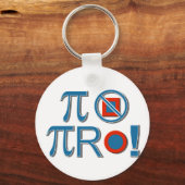 Pi zijn niet vierkant! sleutelhanger (Voorkant)