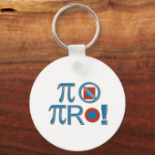 Pi zijn niet vierkant! sleutelhanger (Voorkant)
