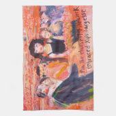 Pia de Ebullient File Clerk Kitchen Towel Theedoek (Verticaal)