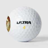 Pia De' Tolomei (prachtige Italiaanse vrouw) Golfballen (Logo)