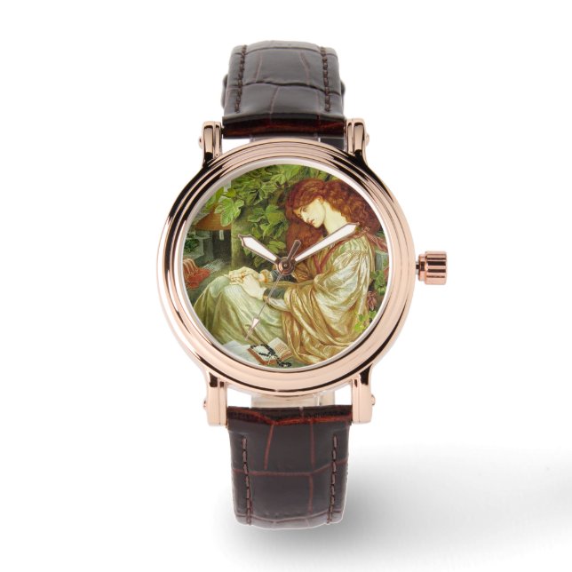 Pia De' Tolomei (prachtige Italiaanse vrouw) Horloge (Voorkant)