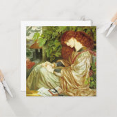 Pia De' Tolomei (prachtige Italiaanse vrouw) Kaart (Voorkant / Achterkant in situ)