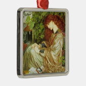 Pia De' Tolomei (prachtige Italiaanse vrouw) Metalen Ornament (Rechts)