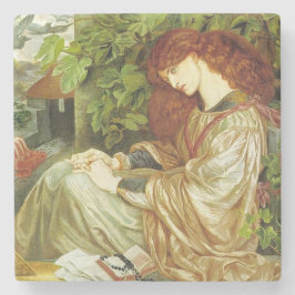 Pia De' Tolomei (prachtige Italiaanse vrouw) Stenen Onderzetter