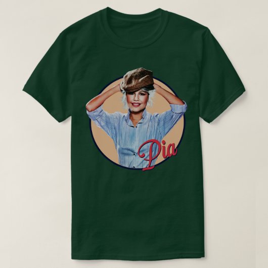 Pia Zadora T-shirt (Design voorkant)