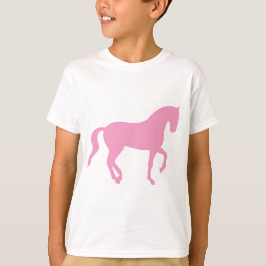 Piaffe Horse (roze) T-shirt (Voorkant)