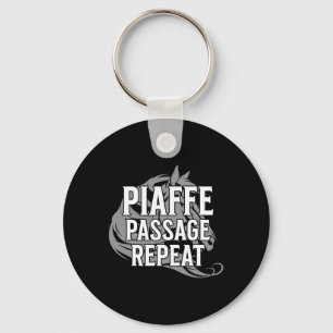 Piaffe Page Herhaal Paardensport Grappig Gezegde Sleutelhanger