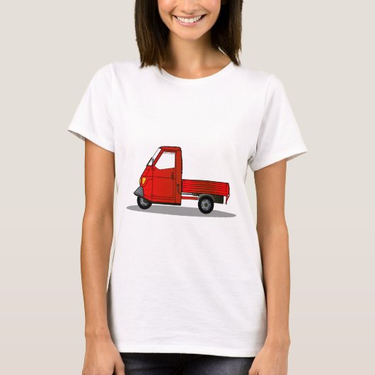 Piaggio Ape Womens T-Shirt (Voorkant)