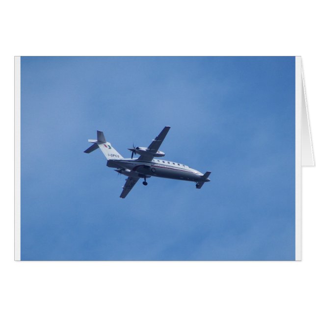 Piaggio P180 Vliegtuig (Voorkant Horizontaal)