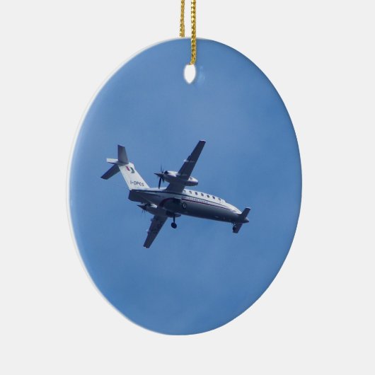 Piaggio P180 Vliegtuig Keramisch Ornament (Rechts)