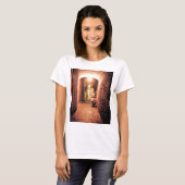 Piaggio scooter in Italië T-shirt (Voorkant volledig)