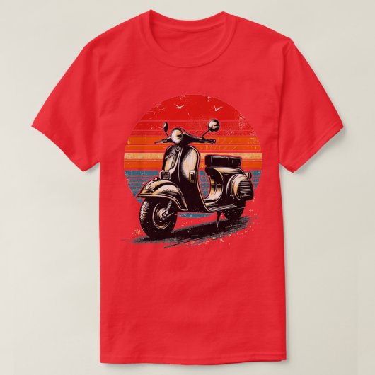 Piaggio Vespa 7 T-shirt (Design voorkant)