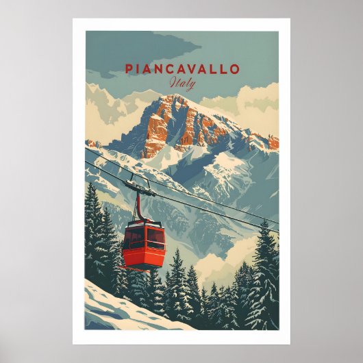 Piancavallo Reisposter - Italië 1 Poster (Voorkant)